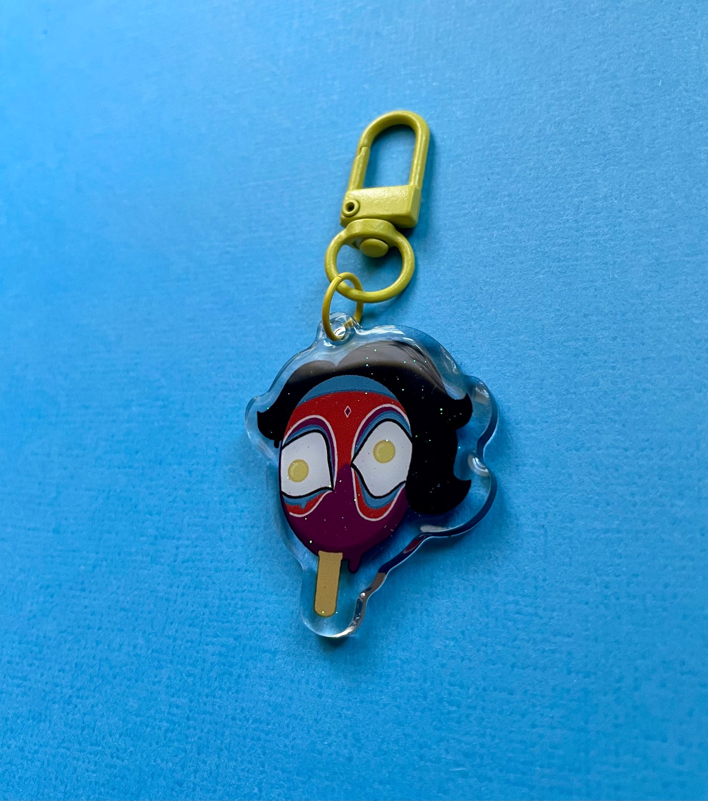 spider pop keychain
