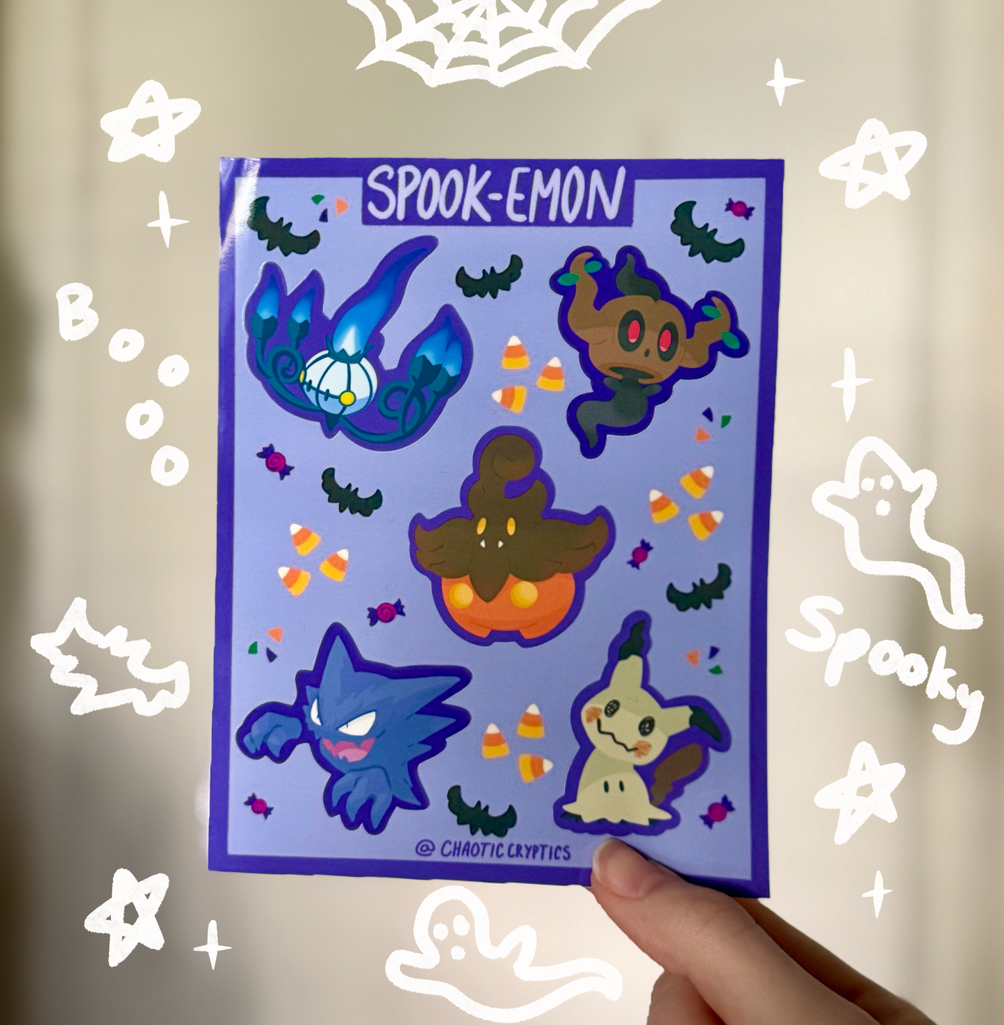 Pokémon sticker sheet