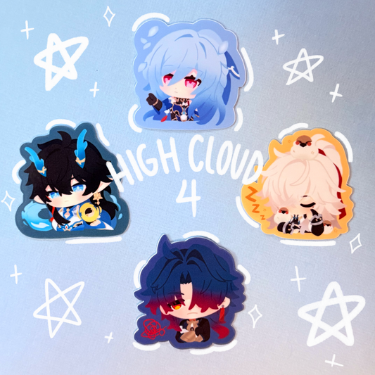 HSR High Cloud Quartet stickers