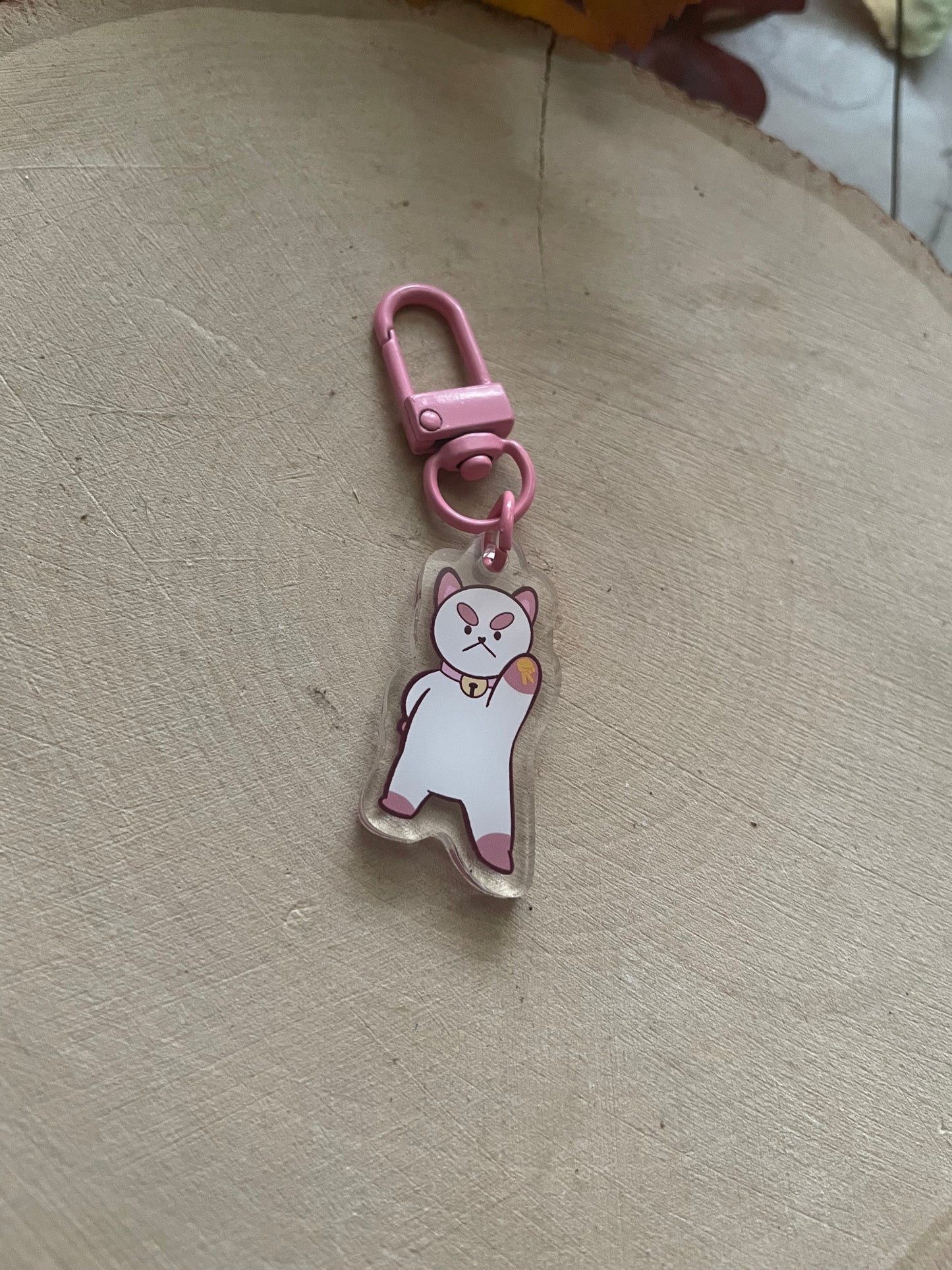 Puppycat keychain