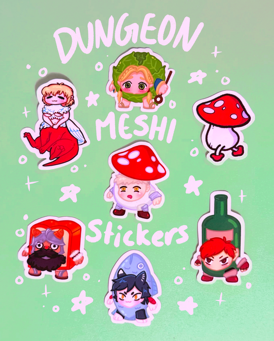 Dungeon Food stickers