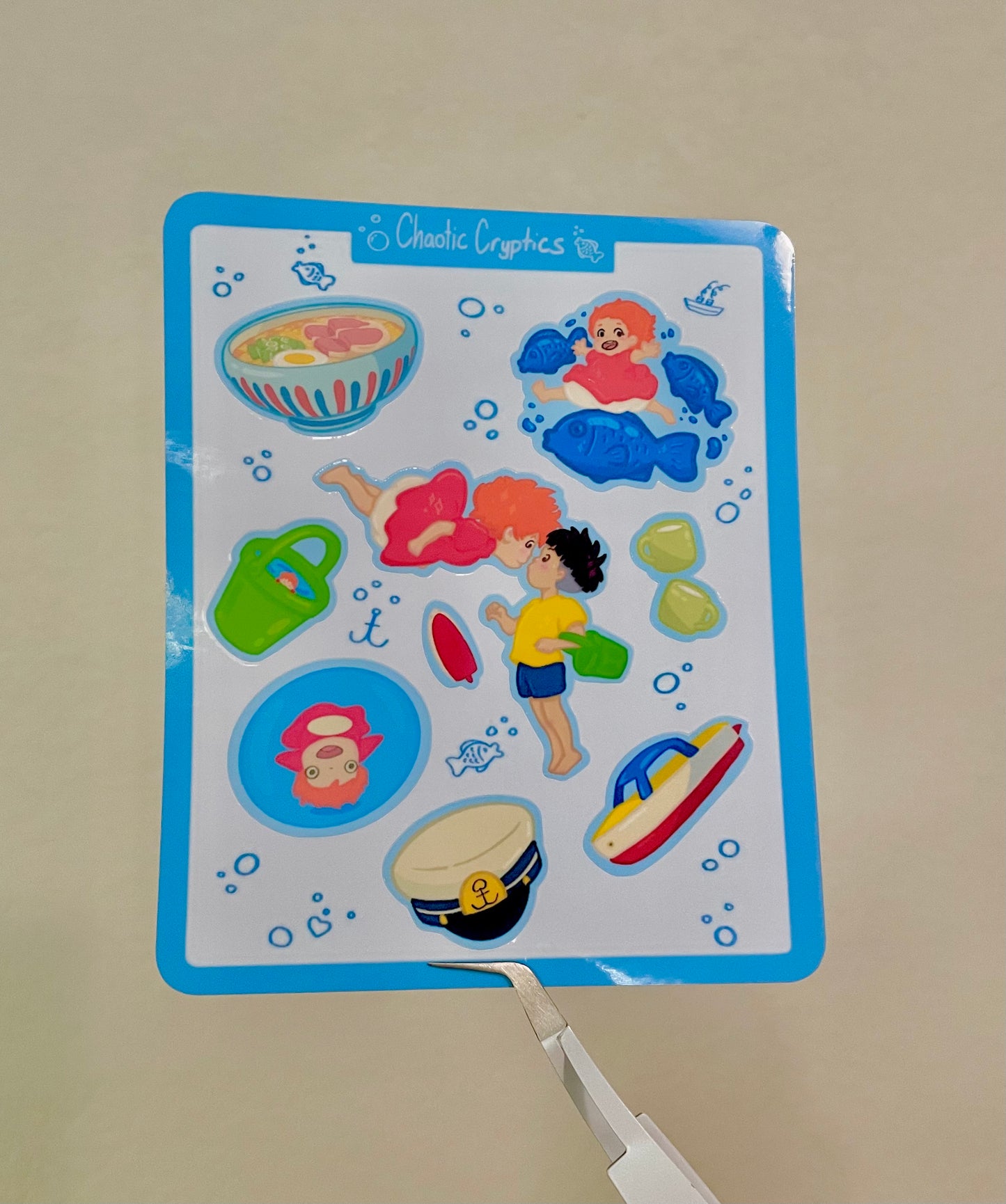 Fishy in the sea sticker sheet