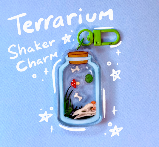 Terrarium shaker keychain