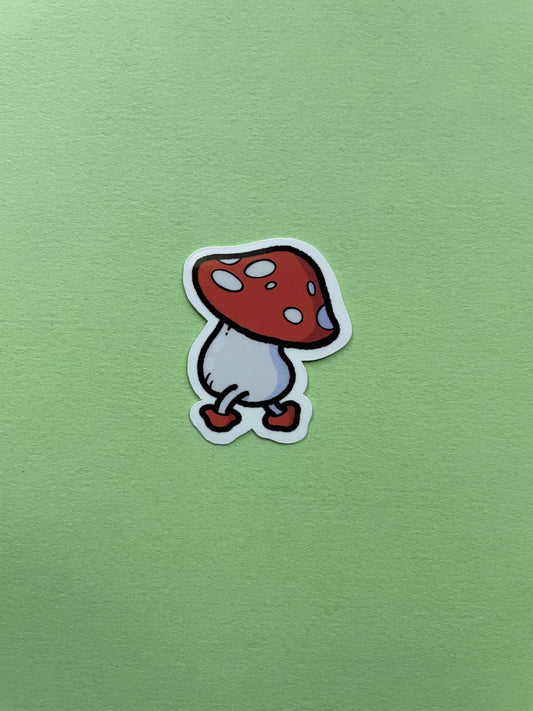 Mushroom sticker