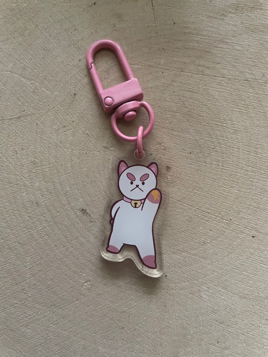 Puppycat keychain