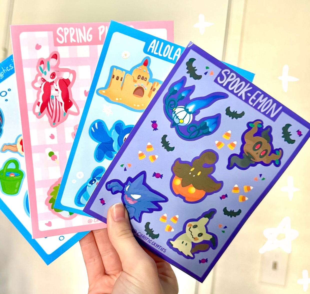 Pokémon sticker sheet