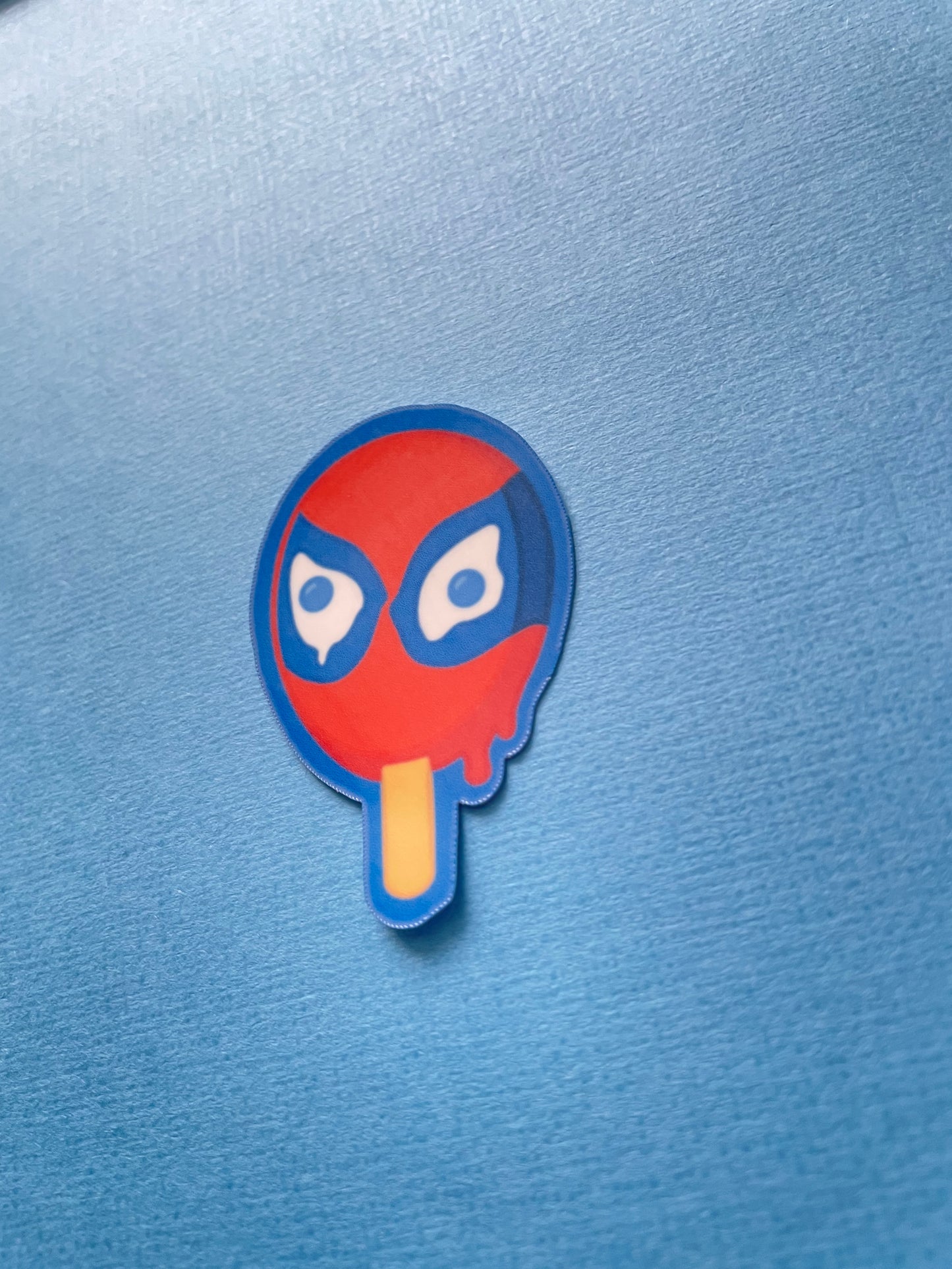 Spidey-pop sticker