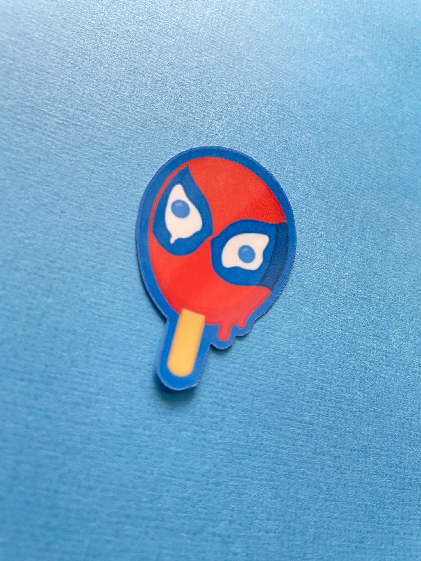 Spidey-pop sticker